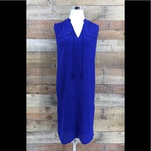 J Crew Women's Tassel‎ Tunic Dress Cover Up Indigo